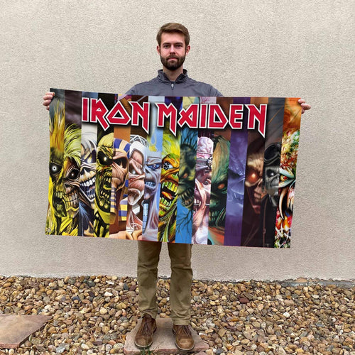 Iron Maiden 3D Double-side House Flag – HOATT19067