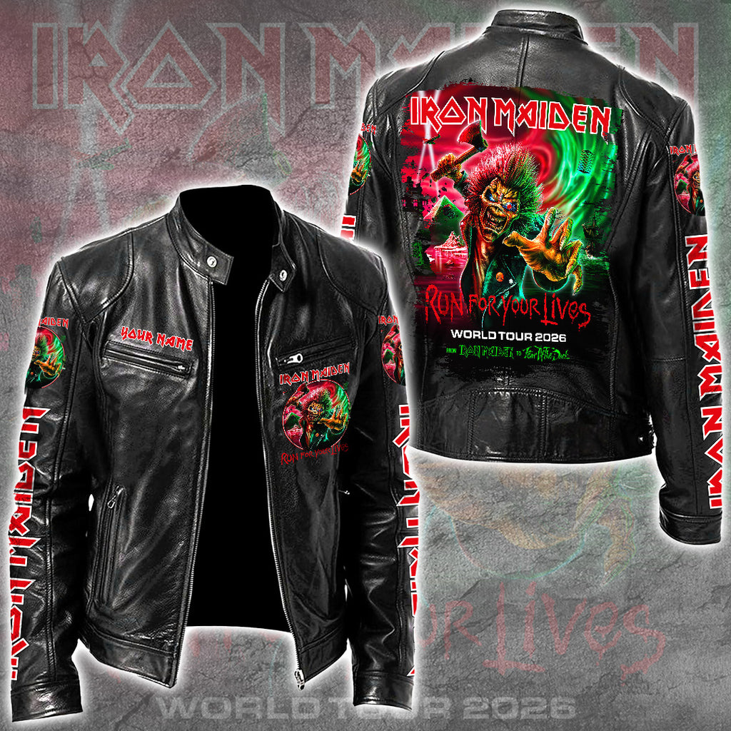 Iron Maiden Motorcycle Leather Jacket – TANTN18700
