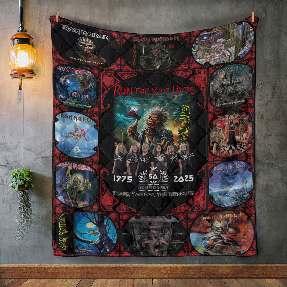 Iron Maiden Quilt Blanket – HOATT 10005