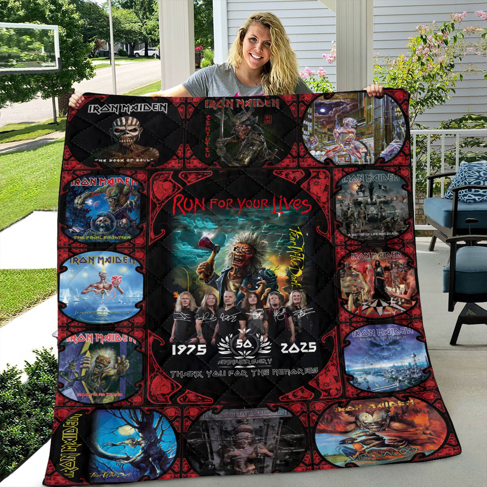 Iron Maiden Quilt Blanket – HOATT 10005