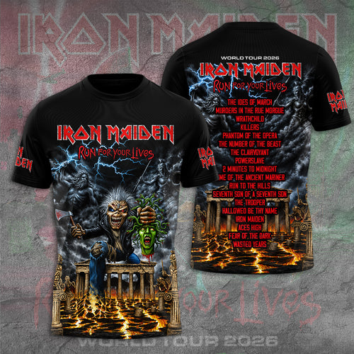 Iron Maiden 2026 World Tour 3D Apparel – GNE6846