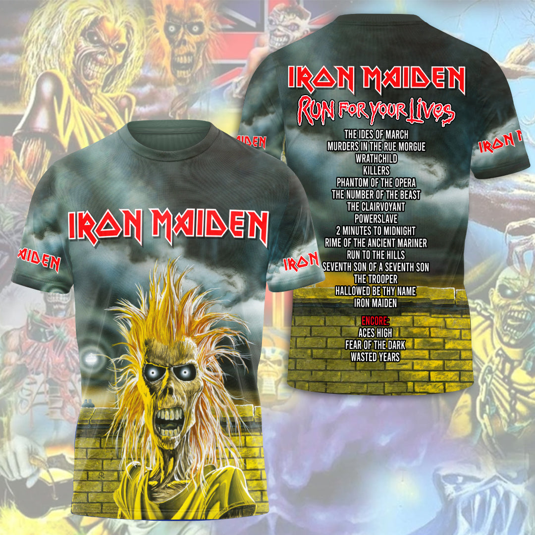 Iron Maiden 2026 World Tour 3D Apparel – HOATT16526