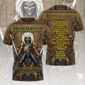 Iron Maiden 2026 World Tour 3D Apparel – HOATT21429