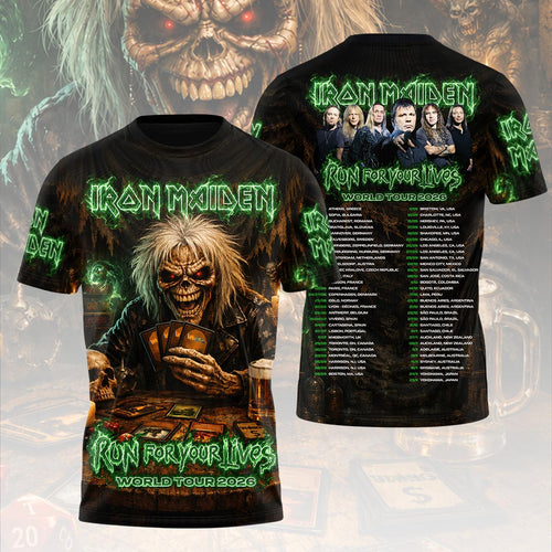 Iron Maiden 2026 World Tour 3D Apparel – HOATT19039