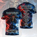 Iron Maiden 2026 World Tour 3D Apparel – HOATT26866