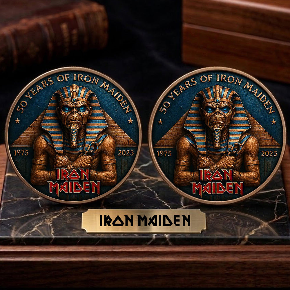 Iron Maiden 50th Anniversary Commemorative Coin – GNE5402