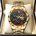 Iron Maiden Alloy Luxury Quartz Watch – HOATT16949