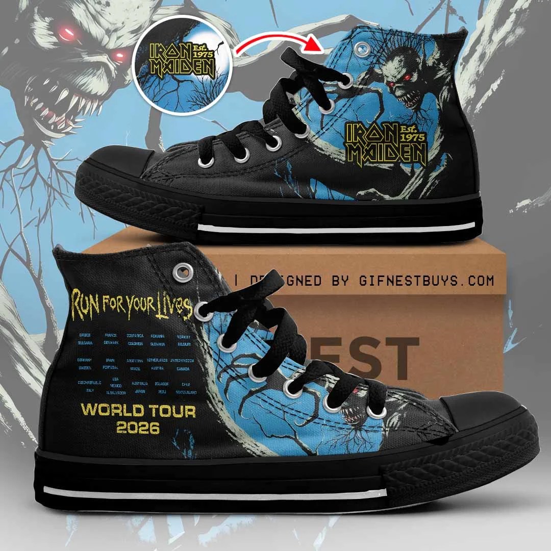 Iron Maiden High Top Canvas Shoes – GNE8795