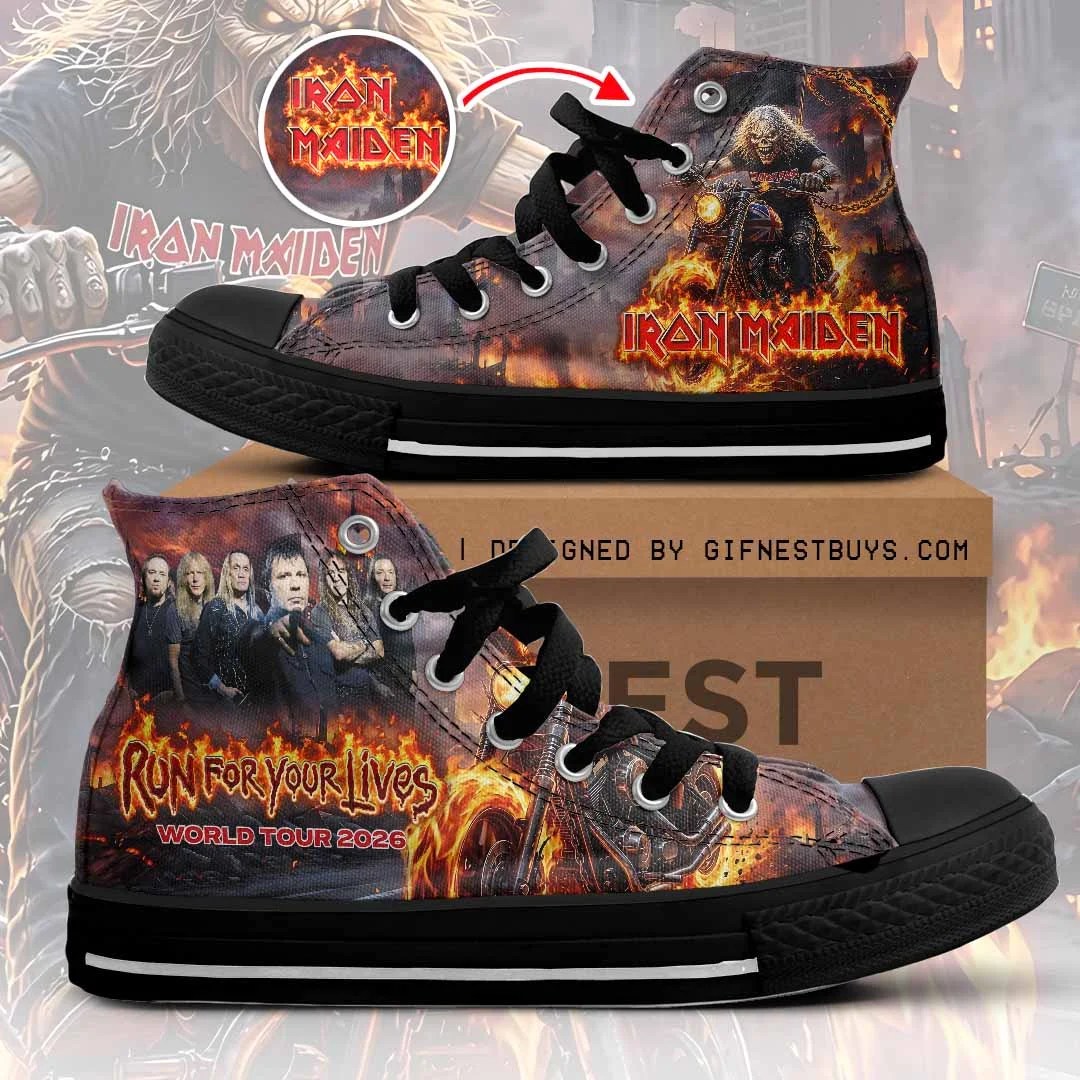 Iron Maiden High Top Canvas Shoes – GNE8798
