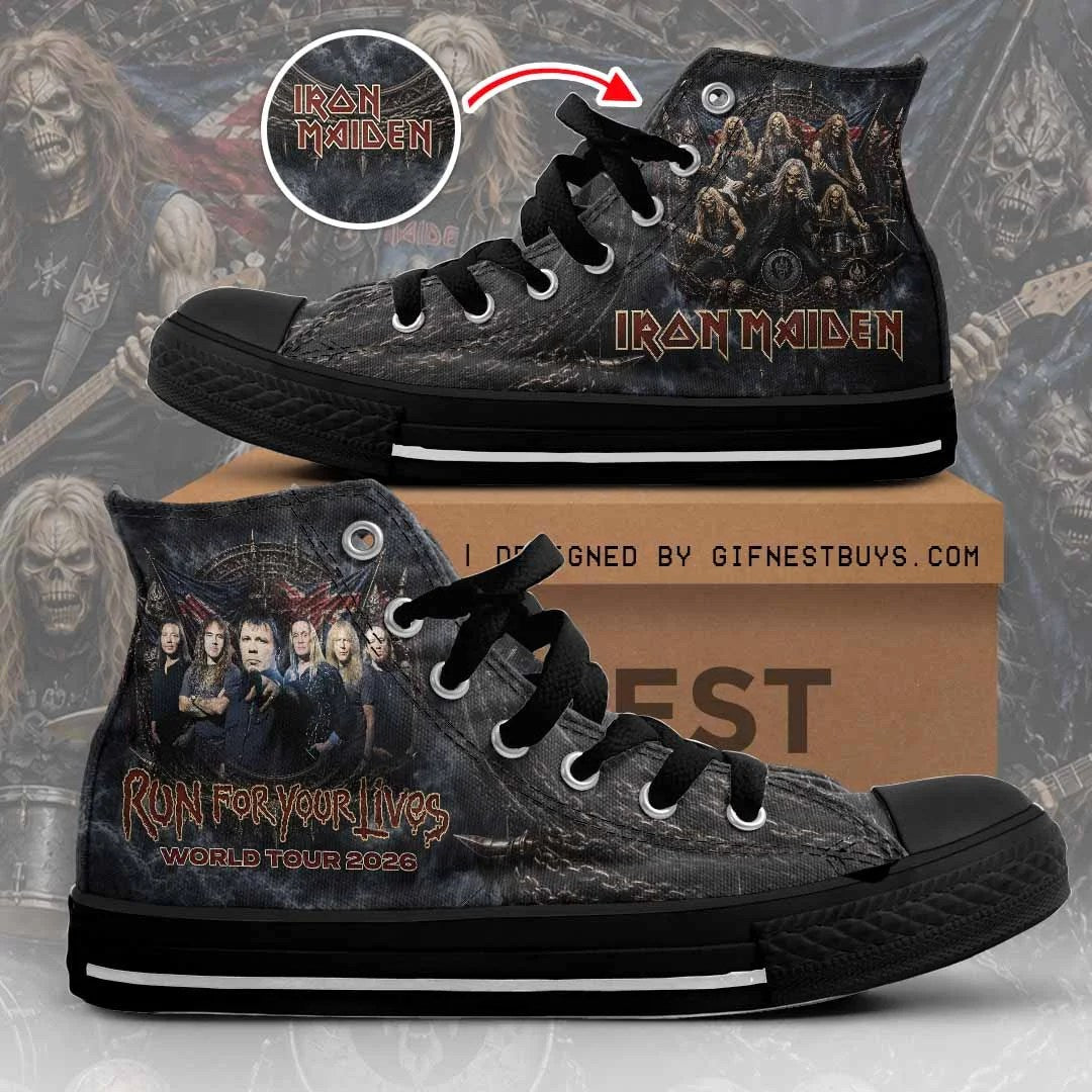 Iron Maiden High Top Canvas Shoes – GNE8800