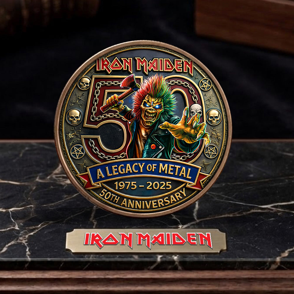 Iron Maiden 50th Anniversary Commemorative Coin – VANDH5067