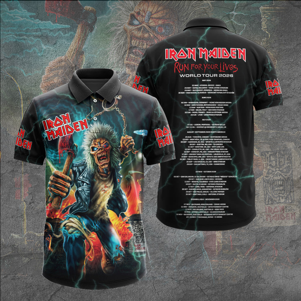 Iron Maiden Tour 2026 3D Apparel – GNE5270