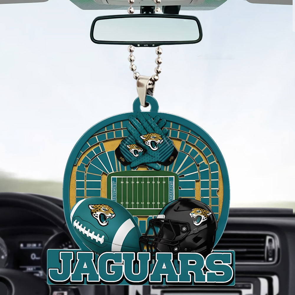 Jacksonville Jaguars Custom shape 2-sided Acrylic Car Ornament – TMTHU745