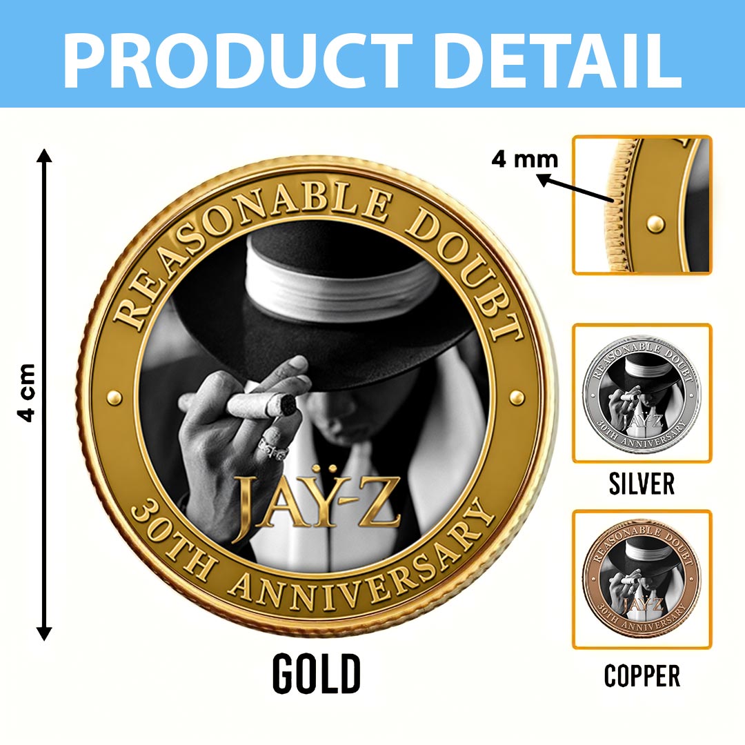 JAŸ-Z Reasonable Doubt 30th Anniversary Commemorative Coin – HOATT19994