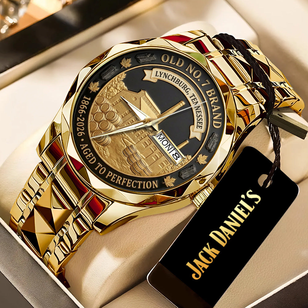 Jack Daniel's 160th Anniversary Alloy Luxury Quartz Watch – TANTN20697