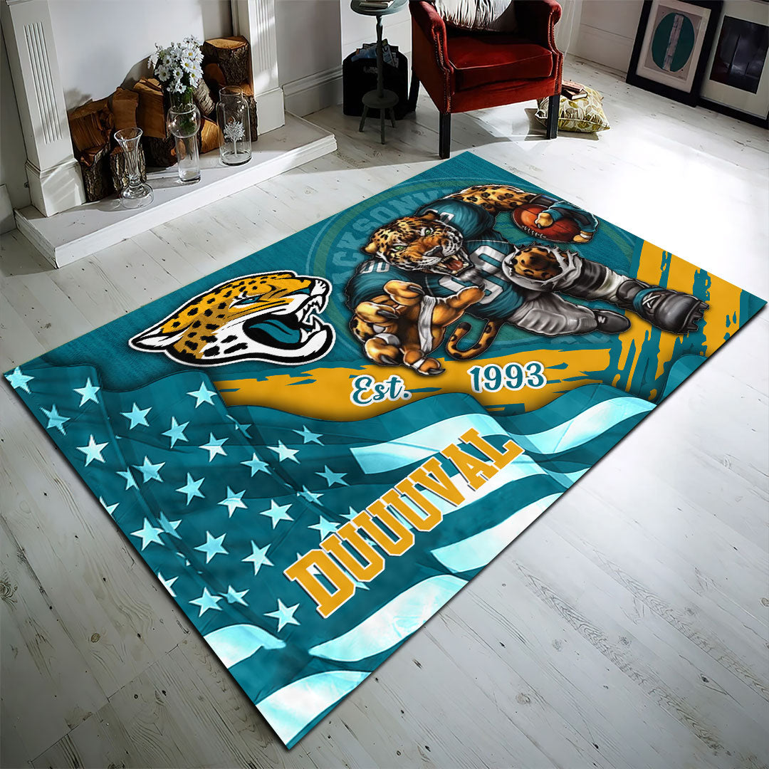 Jacksonville Jaguars Rectangular Rug – HOATT13164