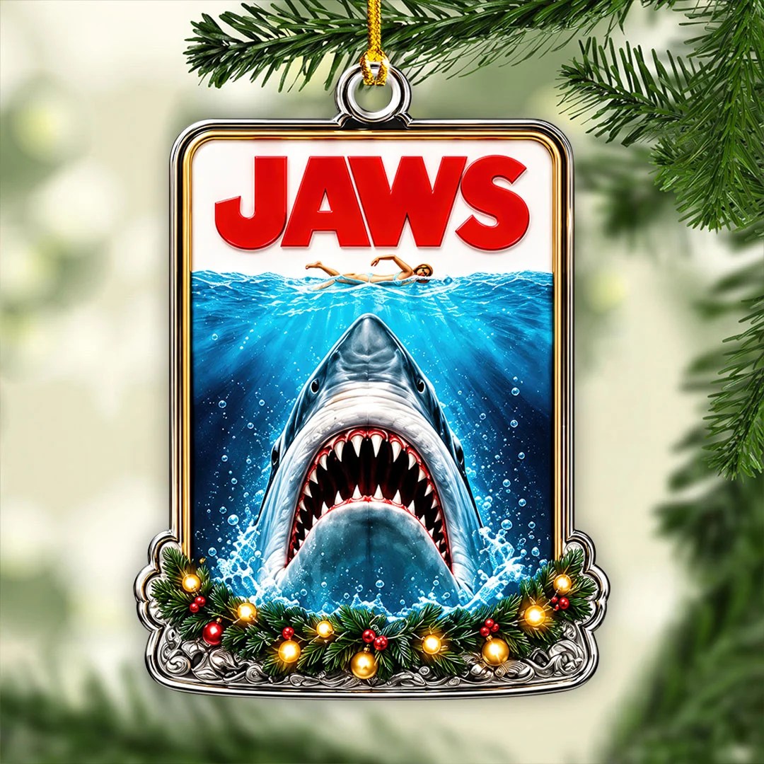 Jaws Custom Shape 2-side Printed Acrylic Ornament – HOAT21480