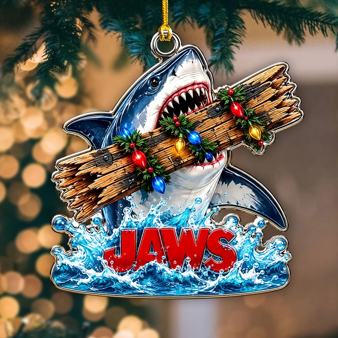 Jaws Custom Shape 2-side Printed Acrylic Ornament – HOAT21481