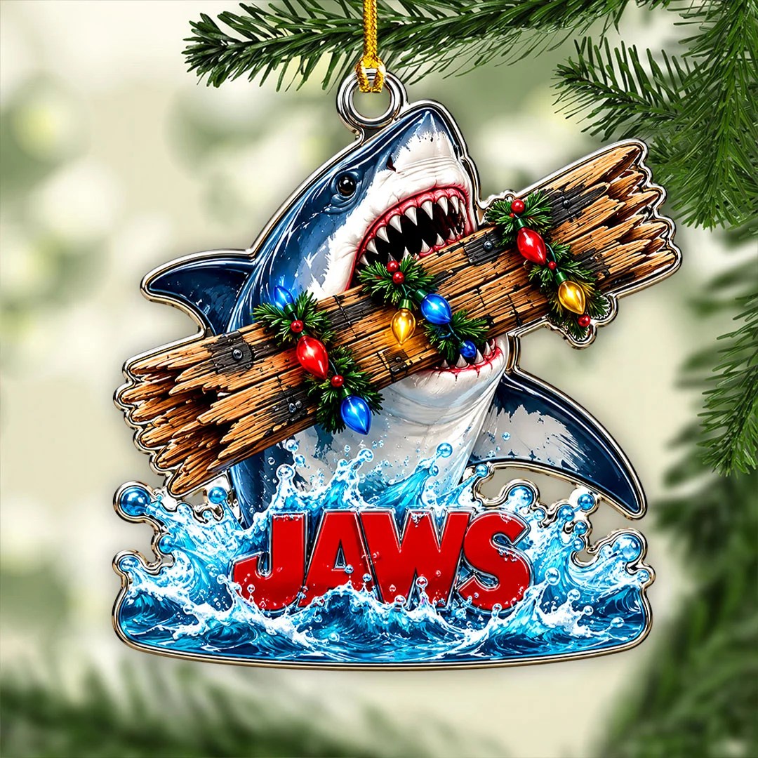 Jaws Custom Shape 2-side Printed Acrylic Ornament – HOAT21481