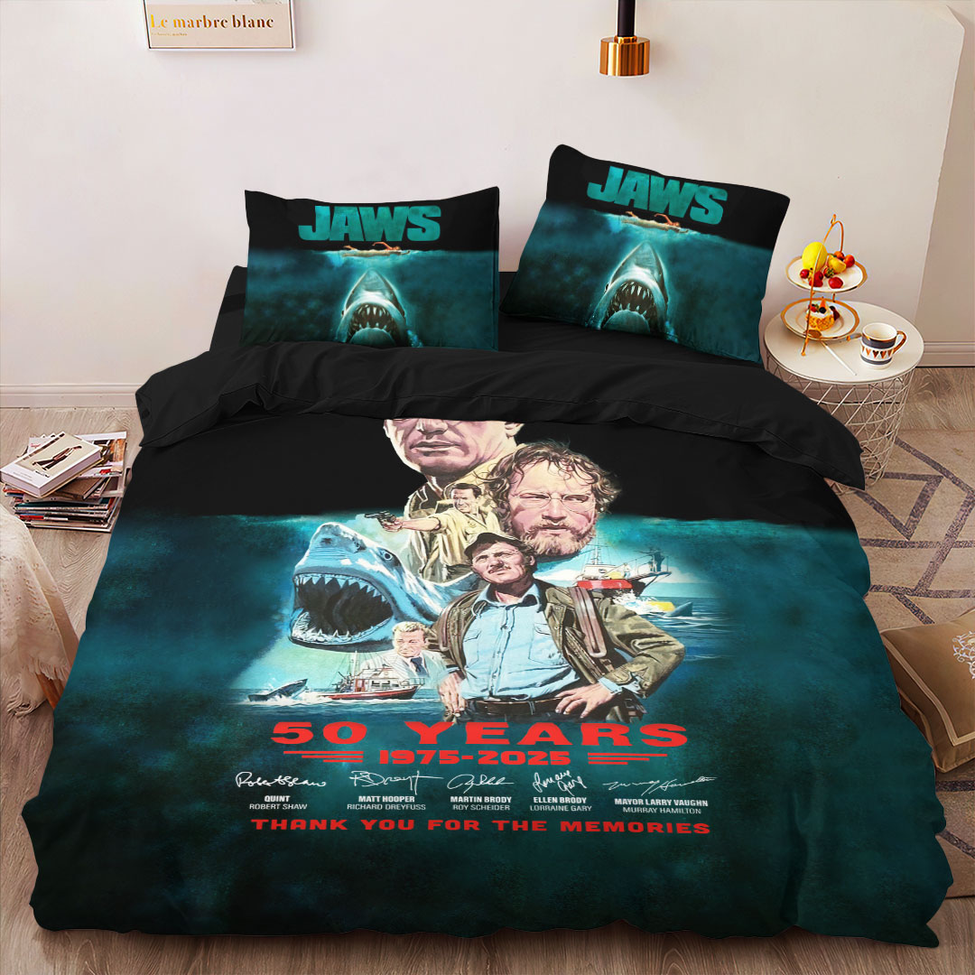 Jaws 3-Piece Duvet Bedding Set – HOATT 10664