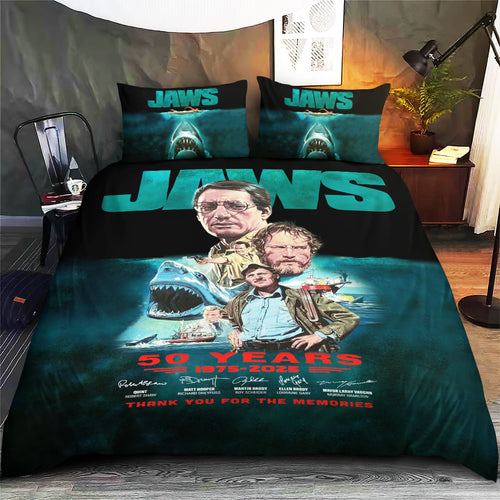 Jaws 3-Piece Duvet Bedding Set – HOATT 10664