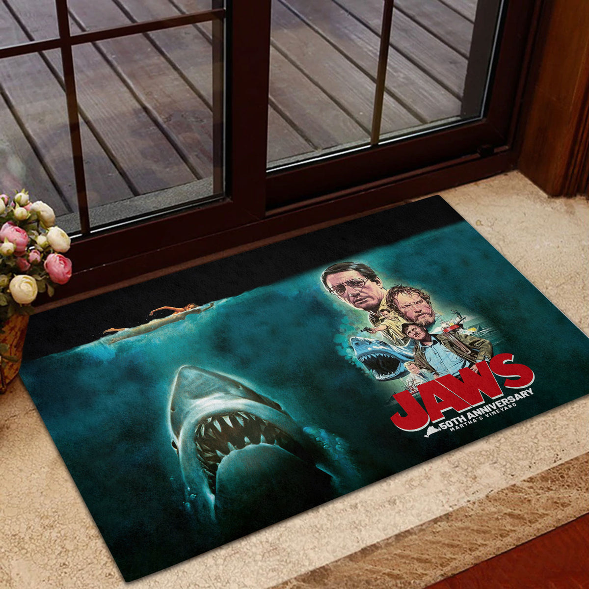 Jaws Custom Doormat – HOATT 10576