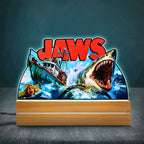Jaws Led Light with Wooden Base (7 Colors) – MAITM 11578