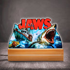 Jaws Led Light with Wooden Base (7 Colors) – MAITM 11578