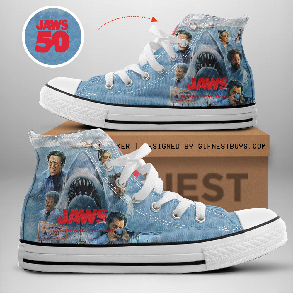 Jaws High Top Canvas Shoes – TANTN 12587