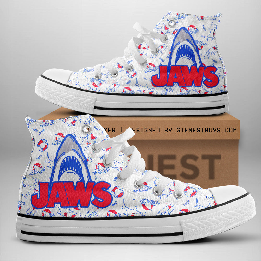 Jaws High Top Canvas Shoes – TANTN 12881