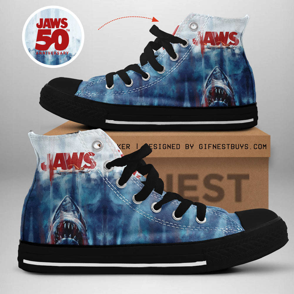 Jaws High Top Canvas Shoes – GNE 3449