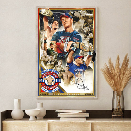 John Cena Rectangle Canvas With Inner Frame – TMTHU2638