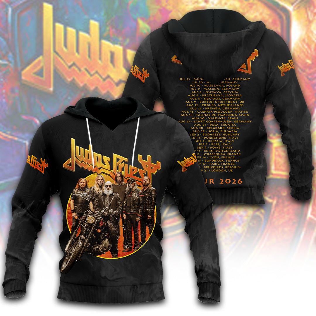 Judas Priest Tour 2026 3D Apparel – TANTN22207