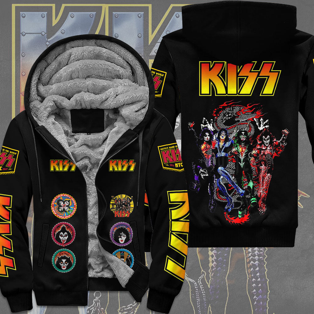 KISS 3D Fleece Zip Hoodie – TMTHU4612