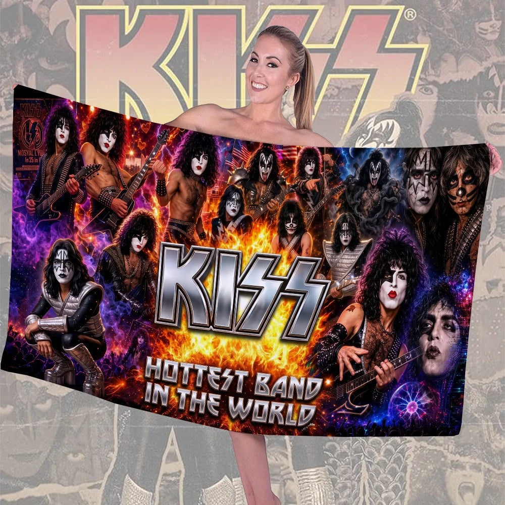 KISS Rectangle Beach Towel – TMTHU9101