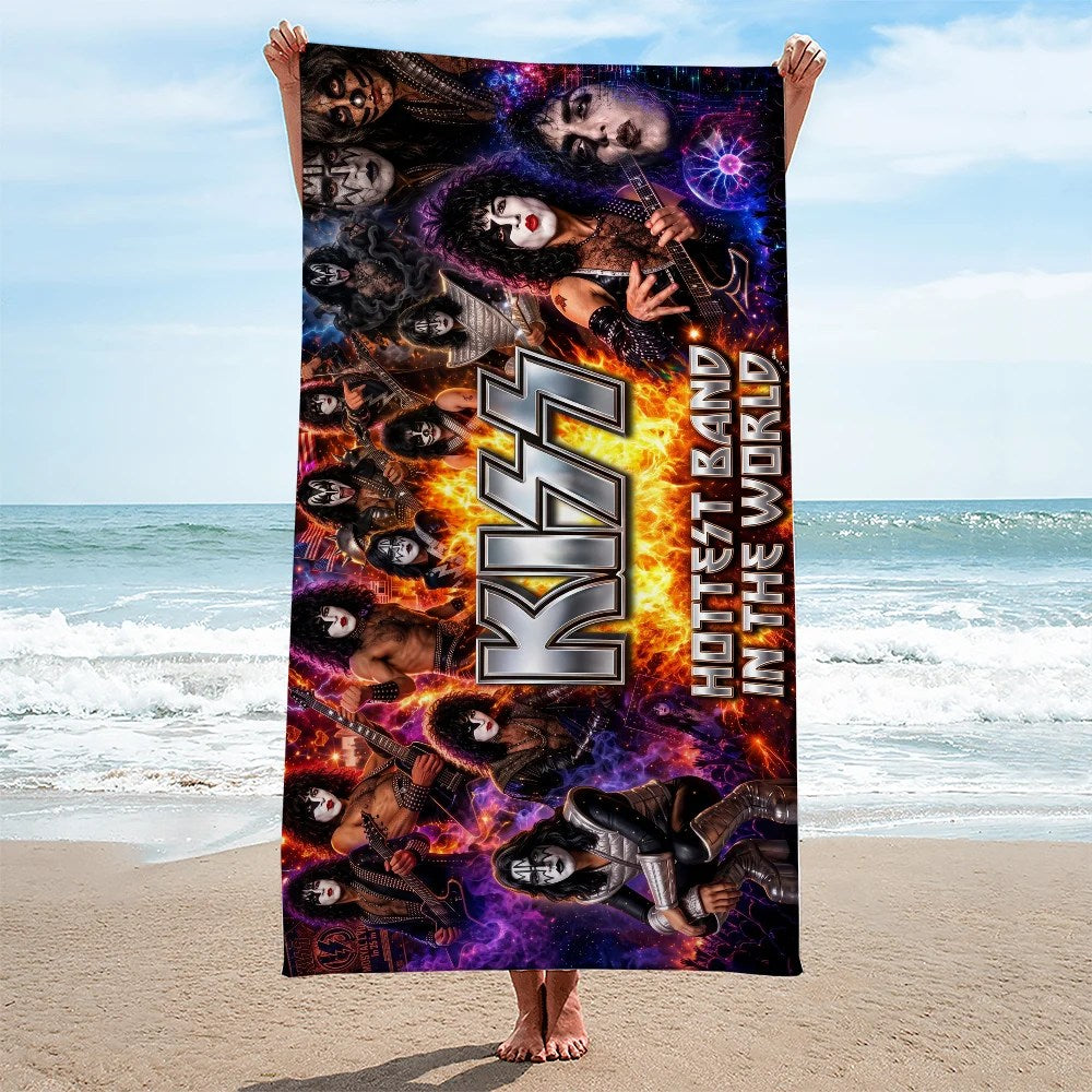 KISS Rectangle Beach Towel – TMTHU9101
