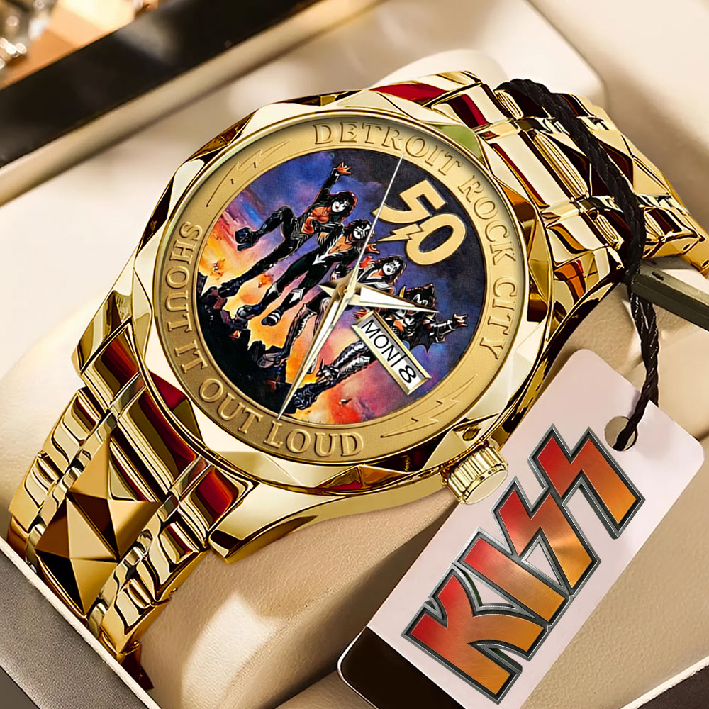 KISS Destroyer 50th Anniversary 2026 Alloy Luxury Quartz Watch – TMTHU5238