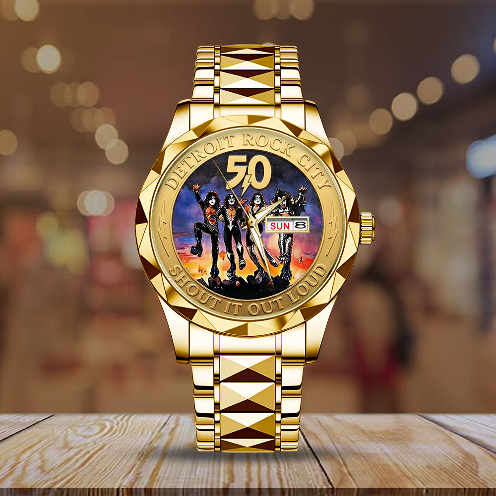 KISS Destroyer 50th Anniversary 2026 Alloy Luxury Quartz Watch – TMTHU5238