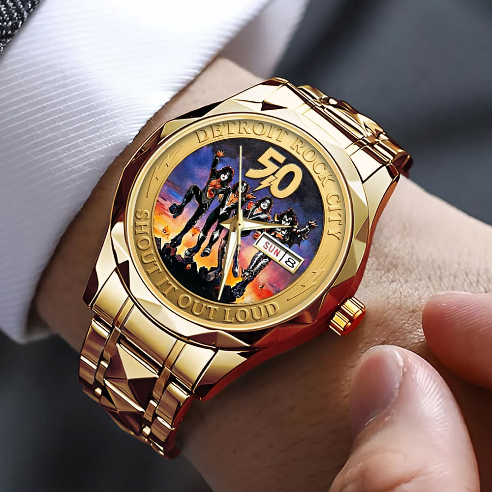 KISS Destroyer 50th Anniversary 2026 Alloy Luxury Quartz Watch – TMTHU5238