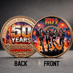 KISS Destroyer 50th Anniversary 2026 Commemorative Coin – TMTHU5334
