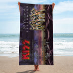KISS Destroyer 50th Anniversary 2026 Rectangle Beach Towel – TMTHU5278