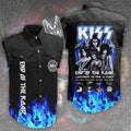 KISS 3D Lightweight Sleeveless Denim Shirt – HOATT 3840