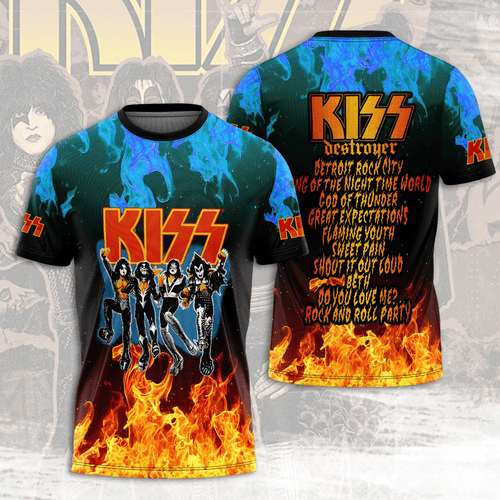 Kiss Band 3D Apparel – GNE 2493