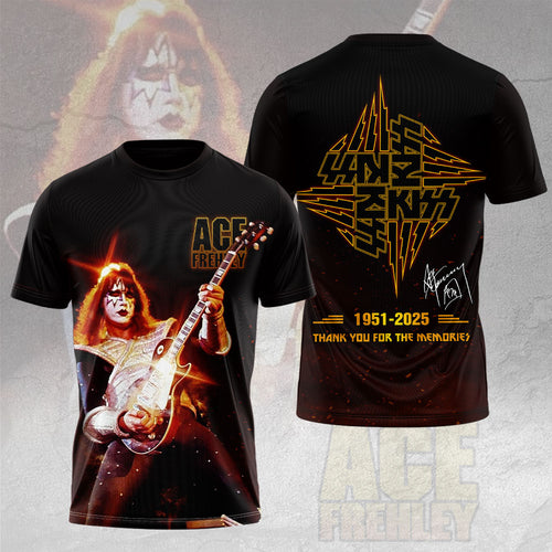 KISS x Ace Frehley 3D Apparel – TMTHU1612