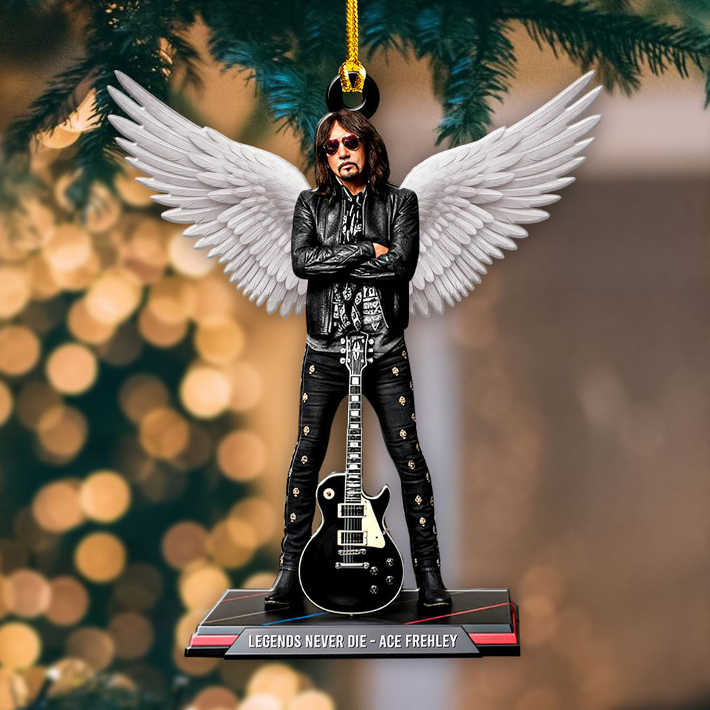 Kiss x Ace Frehley Custom Shape 2-sided Acrylic Ornament – HOATT13990