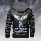 KISS x Ace Frehley 2D Leather Hooded Jacket – HOATT14037