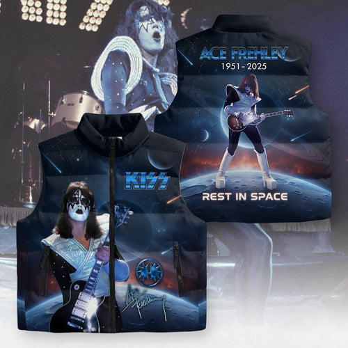 KISS x Ace Frehley 3D Sleeveless Down Jacket – MAITM13609