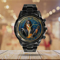 KISS x Ace Frehley Black Stainless Steel Watch – MAITM13466