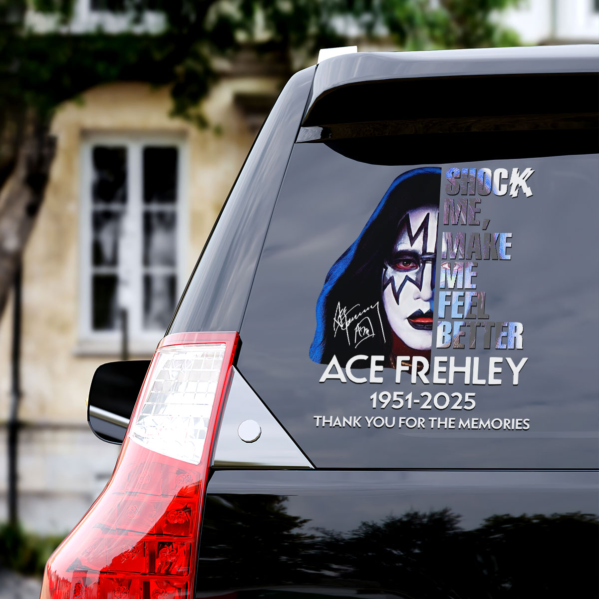 Kiss x Ace Frehley 3D Car Sticker – HOATT13996