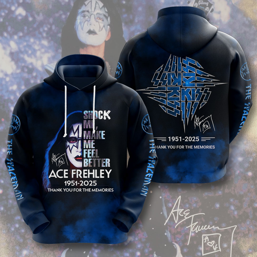 KISS x Ace Frehley 3D Apparel – HOATT13998